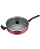 T-fal nonstick jumbo cooker with lid - red, now at a discount.