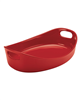 Rachael Ray 4.5-qt. red stoneware oval baker.