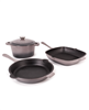 Neo 4pc Cast Iron Cookware Set