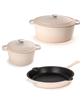 Get the BergHOFF Neo cream enameled cast iron 5-piece cookware set at a discounted price.