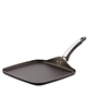 Farberware 11" black nonstick aluminum griddle.