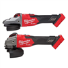 M18 fuel 18v brushless cordless 5" flathead grinder with slide switch lock-on.