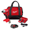 M18 18-Volt Lithium-Ion Compact Brushless Cordless 1/4 in. Impact Driver Kit