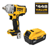 20V Max XR Lithium-Ion Cordless 1/2 in. Impact Wrench with 20V Max Premium 5.0Ah Battery Pack