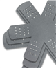 3-Piece Cookware Protectors Shearable Heat Resistant Thickening Pot & Pan Protectors - Grey
