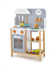 Wooden Toddler Pretend Kitchen Set with Cookware Accessories