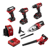 SKIL PWRCORE20 20V 6 Tool Combo Kit with Auto PWRJUMP Charger
