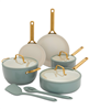 GreenPan Reserve Pro 10-piece nonstick cookware set in lush green.