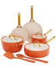 GreenPan reserve pro 10-piece nonstick cookware set - fall harvest.
