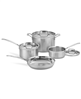 Cuisinart MultiClad Pro 7-pc. stainless steel cookware set, silver—discount available.