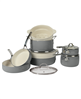 Bloomhouse 12-piece non-stick stone cookware set on discount.
