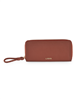 Lodis women's Isabella accordion zip wallet - chestnut.