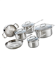 Cuisine::pro Iconix 10pc stainless steel set - silver, now with a discount.