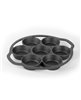 Cast iron biscuit pan - black