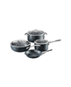 ID3 7pc Hard Anodized Aluminum Set - Black