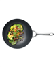 11" Hard anodized Cast Stirfry Pan - Black