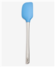 Blue stainless steel handle and silicone head spatula by The Cellar, now with a discount.