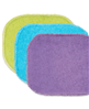 RSVP 3-piece skrubby sponge set (6x4.7") - cotton, foam, and nylon coated, multi.