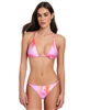 Red Carter women's braided strap triangle bikini top and hipster bottoms, now on sale.