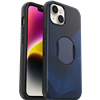 iPhone 14 OtterGrip Symmetry Series in Blue Storm.