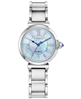 Citizen Eco-Drive Mae Women's Diamond Accent Stainless Steel Bracelet Watch 30mm - Silver-tone