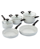 BergHOFF Leo Glints 8pc Ceramic Nonstick Cookware Set