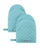 KitchenAid asteroid cotton mini oven mitt, 2pk, 5.5" x 8", mineral water aqua - 20% off.