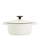 Smith and Clark 3qt white enamel Dutch oven - 10% off.