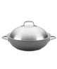 Anolon Accolade Forged Hard-Anodized Nonstick Wok with Lid, 13.5-Inch, Moonstone