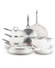 Natural Collection 13-Piece Ceramic Coating Nonstick Cookware Set - Cream