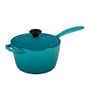 Caribbean 2.25 Quart Enameled Cast Iron Saucepan with Lid