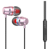3.5mm AUX Jack HiFi Bass Stereo Wired In-Ear Earbuds Headphones with Microphone
