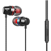 3.5mm AUX Jack HiFi Bass Stereo Wired In-Ear Earbuds Headphones with Microphone