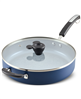 Farberware Disney 4.5qt blue ceramic nonstick saute pan with lid, now with a discount.