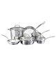 Get the Farberware Millennium 10-pc. stainless steel cookware set in silver, now with a discount.