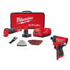 M12 FUEL 12V Lithium-Ion Cordless Oscillating Multi-Tool Kit with Impact Driver, Battery, Charger, Accessories and Bag