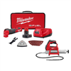 M12 Fuel 12V cordless oscillating multi-tool kit with grease gun.