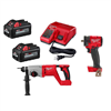 M18 18V Li-ion brushless 1" SDS-plus rotary hammer with impact wrench.