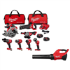 M18 Fuel 18V lithium-ion brushless 7-tool combo kit with blower.