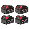M18 18V 3.0Ah lithium-ion XC battery pack (4-pack).