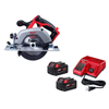 M18 18V Lithium-Ion Cordless 6-1/2 in. Circular Saw w/(2) 5.0Ah Batteries & Charger