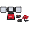 M18 18V cordless 4500 lumens Rover dual power flood & area light with (2) batteries and charger kit.