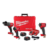 M18 Fuel 18V cordless hammer drill/impact driver combo kit (2-tool) with 3/8 in. impact wrench.