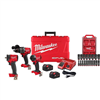 M18 FUEL 18-V Lithium-Ion Cordless Hammer Drill/Impact Driver Combo Kit (2-Tool) with 3/8 in. Impact Wrench & Socket Set