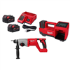 M18 18V Lith-Ion Brushless Cordless 1 in. SDS-Plus D-H&le Rotary Hammer, Inflator, & (2) Battery & Charger Kit