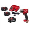 M18 FUEL 18V Lith-Ion Mid Torque Brushless Cordless 3/8 in. Impact Wrench w/ Friction Ring & (3) Battery & Charger