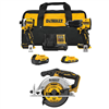 20V Lithium-Ion Cordless 2-Tool Combo Kit and Brushless 6-1/2 in. Circular Saw