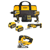 20V MAX Lithium-Ion Cordless 3-Tool Combo Kit and Brushless Jigsaw