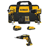 20-Volt Lithium-Ion Cordless 2-Tool Combo Kit and XR Brushless Screw Gun