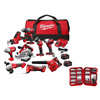 M18 18-Volt Lith-Ion Cordless Combo Kit (9-Tool) w/ (2) Batteries, Charger, Tool Bag, & Screw Driver Bit Set